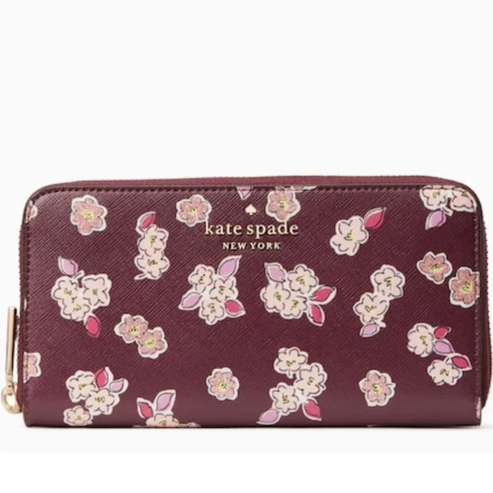 Kate Spade Tinsel Boxed Large Continental Wallet